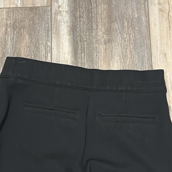 Spanx Black Perfect Pant Slim Straight Pull On Ponte Stretch Knit Career Medium - Picture 8 of 9